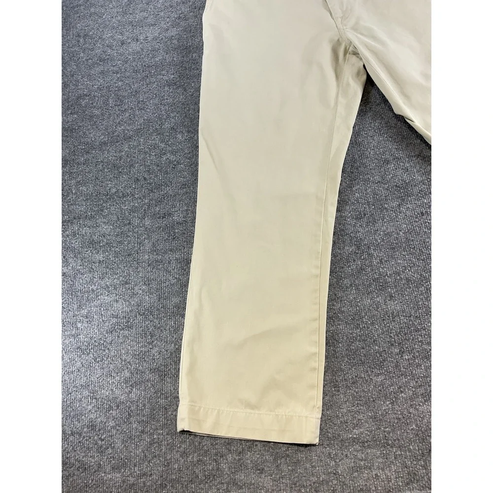 Polo Ralph Lauren Classic Fit Chino Pants Men's 38x30 Beige Khaki Flat Front Cas